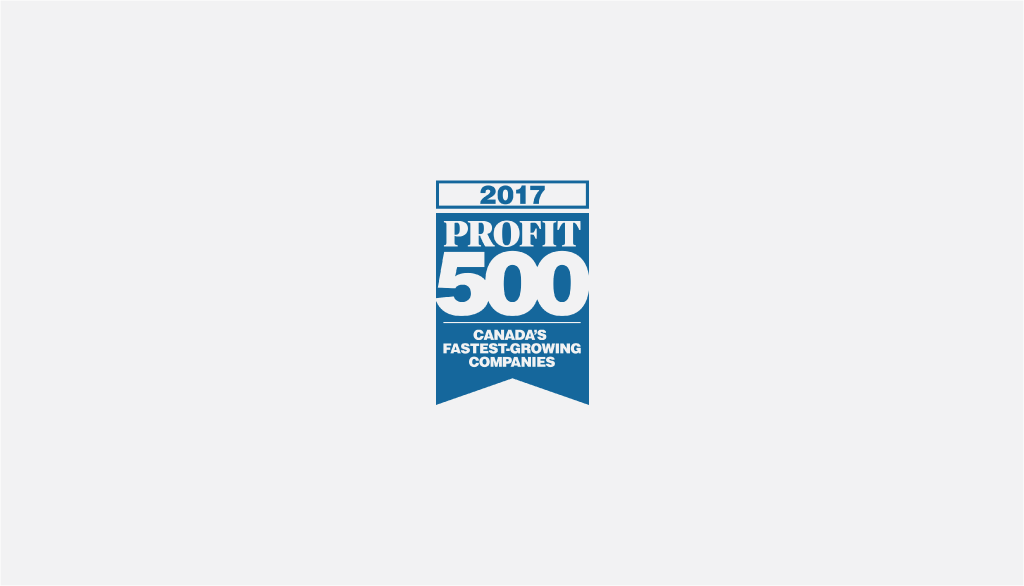 2017 Profit 500 Canada's Fastest-growing Companies logo