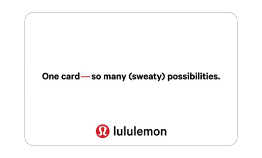 Lululemon Canada Virtual Gift Card - Retired Person